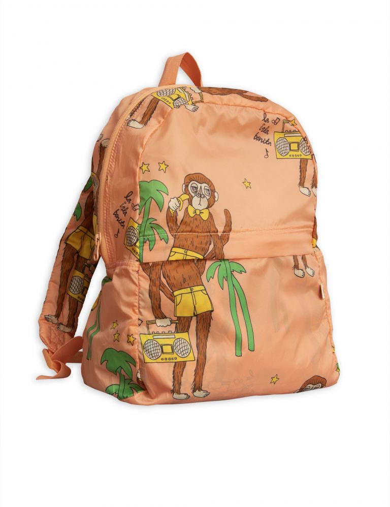 COOL MONKEY LIGHT WEIGHT BACKPACK PINK