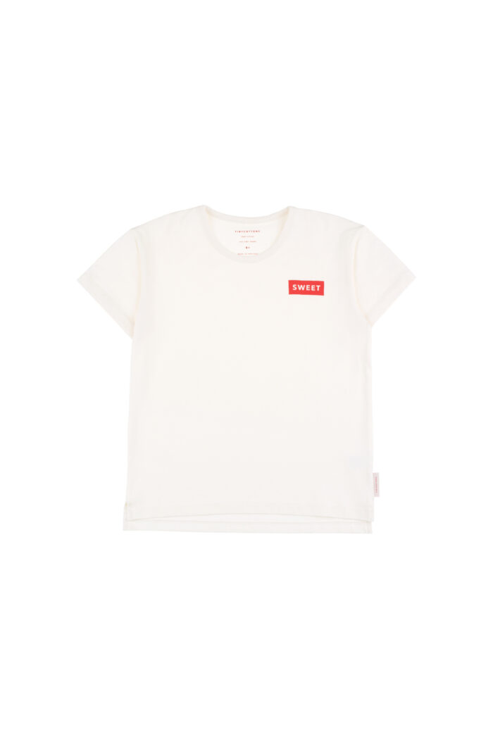 SWEET SS TEE OFF WHITE RED - Image 1