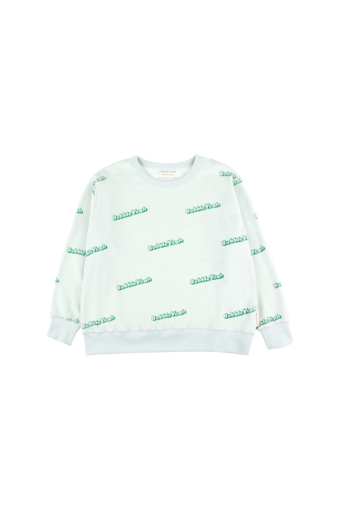 BUBBLE YEAH SWEATSHIRT LIGHT MINT DEEP GREEN - Image 1