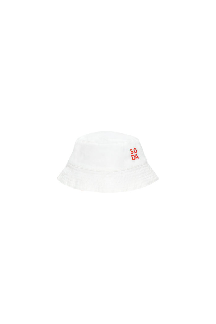 SODA SUN HAT OFF-WHITE RED - Image 1