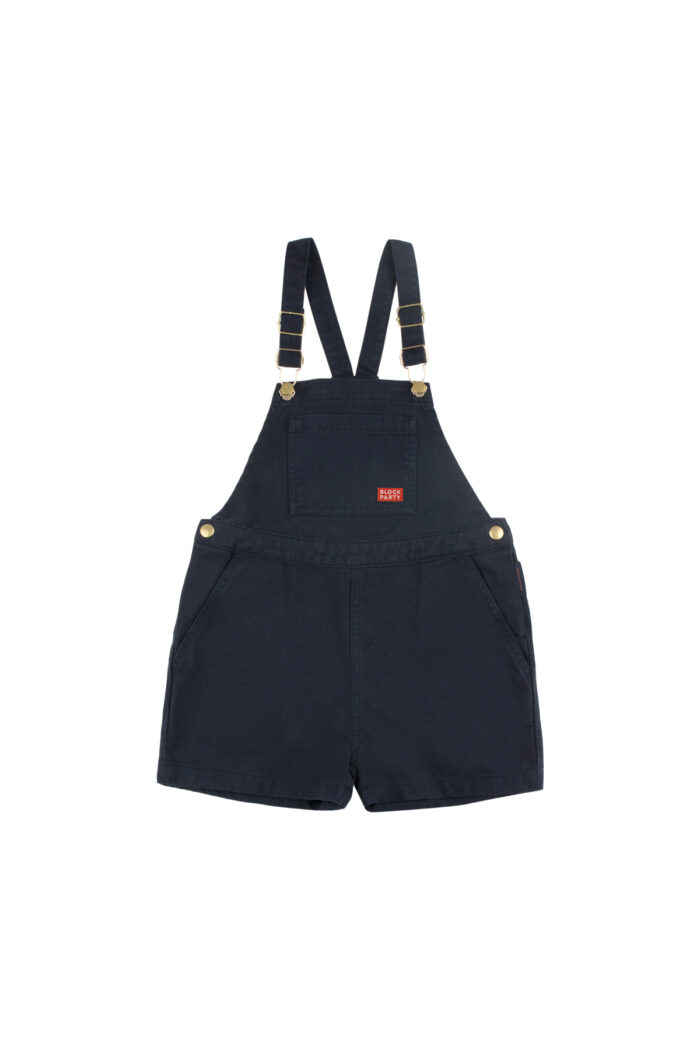 BLOCK PARTY SHORT OVERALL NAVY - Image 1
