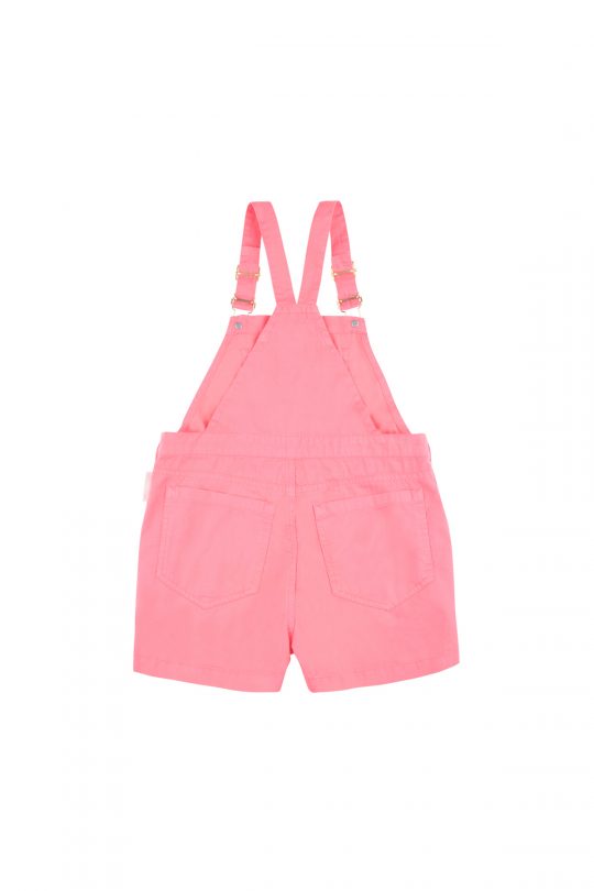 SWEET SHORT OVERALL ROSE RED