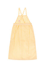 CHECK DRESS OFF WHITE CANARY - Image 2