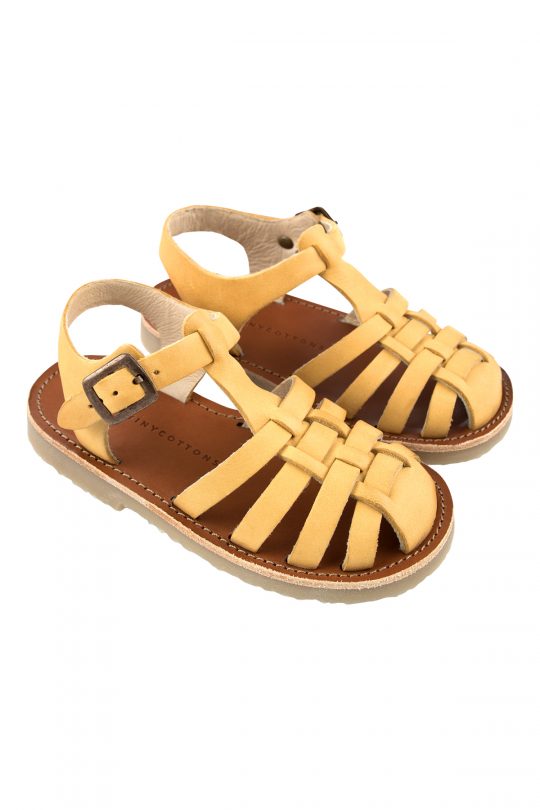 BRAIDED SANDALS CANARY