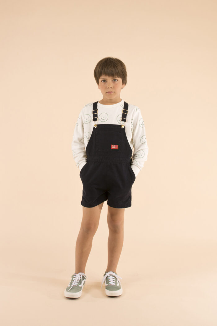 BLOCK PARTY SHORT OVERALL NAVY - Image 3