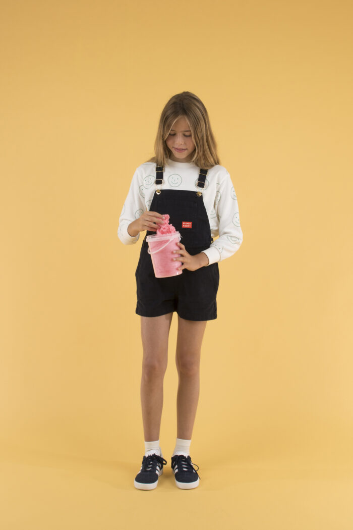 BLOCK PARTY SHORT OVERALL NAVY - Image 2