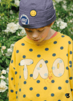 BEAR KIDS SWEATSHIRT YELLOW POLKA DOTS - Image 2