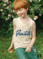 ANTELOPE KIDS PANTS GREEN SPLASHES - Image 3