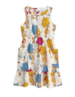 SEAHORSE FLOUNCE DRESS OFFWHITE