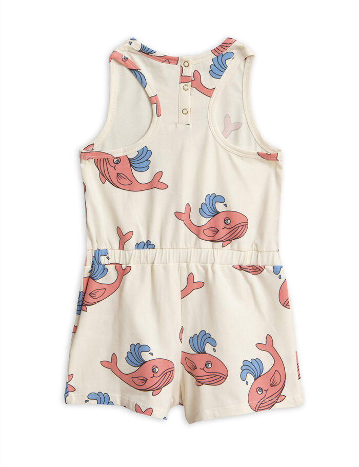 WHALE AOP SUMMERSUIT PINK - Image 2