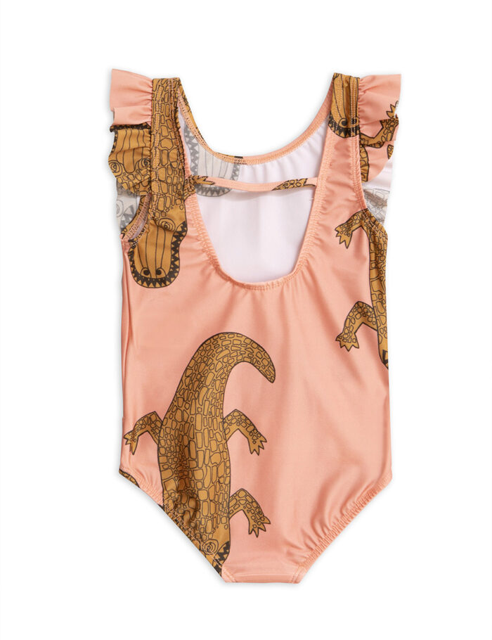 CROCCO RUFFLED SWIMSUIT PINK - Image 2