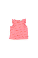 BFFS RUFFLES BLOUSE ROSE/RED