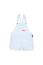 PLAYFUL DENIM SHORT OVERALL LIGHT DENIM