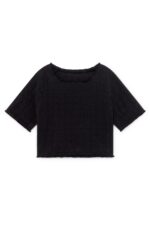 MENKA CROP TOP BLACK