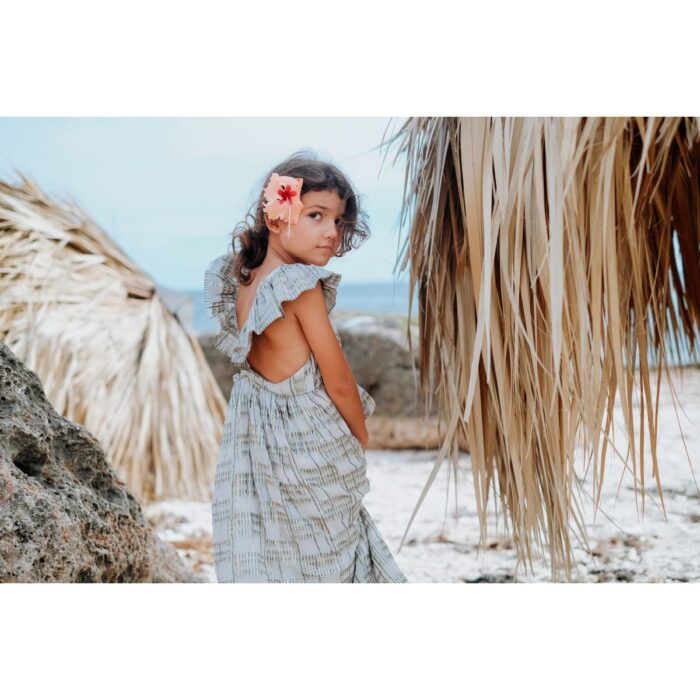 DRESS SALVADOR WHITE RAINBOW - Image 1