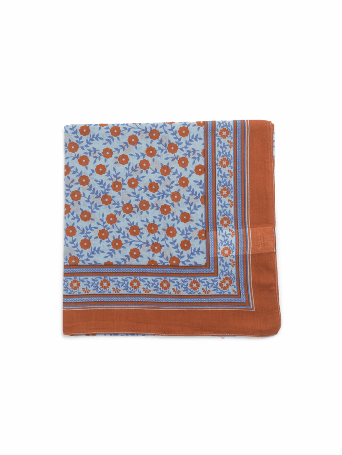 OVERDYED FLORAL SCARF FORGETME - Image 1