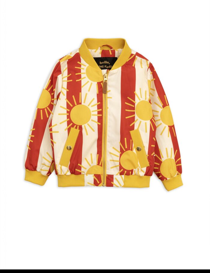 SUN STRIPE BASEBALL JACKET - Image 2