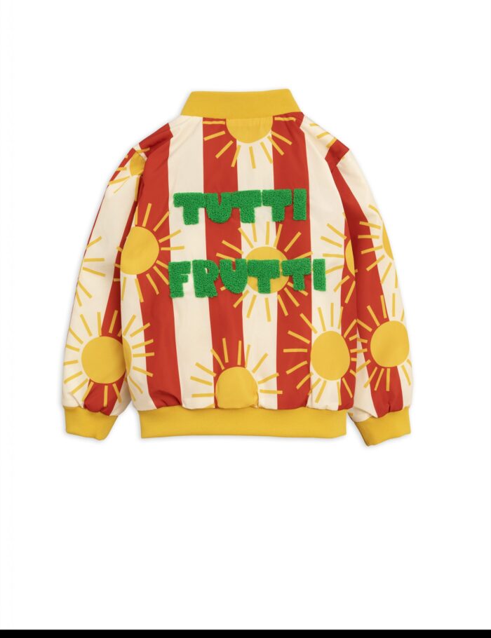 SUN STRIPE BASEBALL JACKET - Image 1