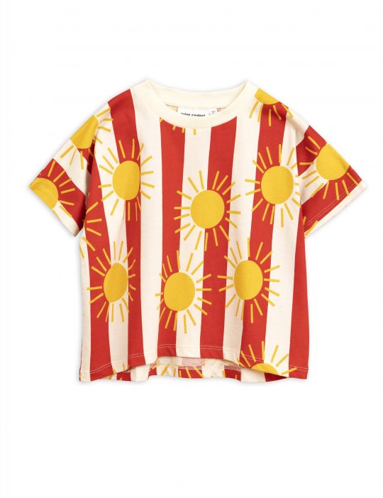 SUN STRIPE AOP SS TEE