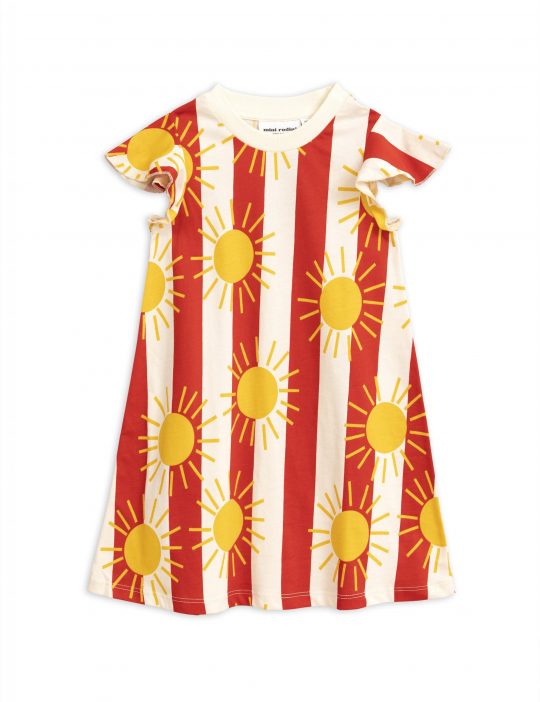 SUN STRIPE AOP WING DRESS