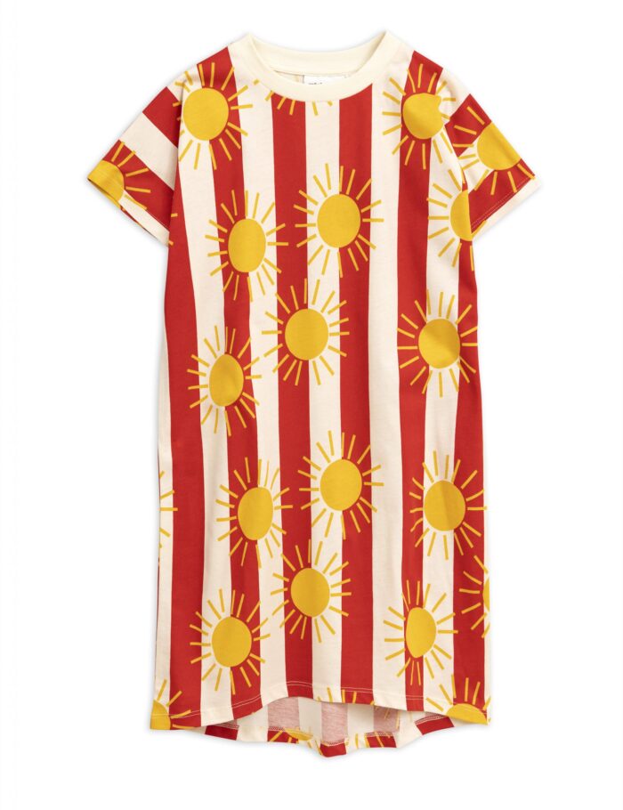 SUN STRIPE AOP LONG DRESS - Image 1