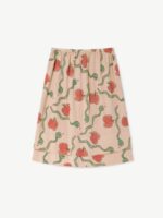 KITTEN KIDS SKIRT ORANGE APPLES & SNAKES