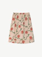 KITTEN KIDS SKIRT ORANGE APPLES & SNAKES - Image 2