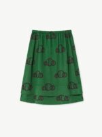 KITTEN KIDS SKIRT GREEN CIRCLES - Image 3