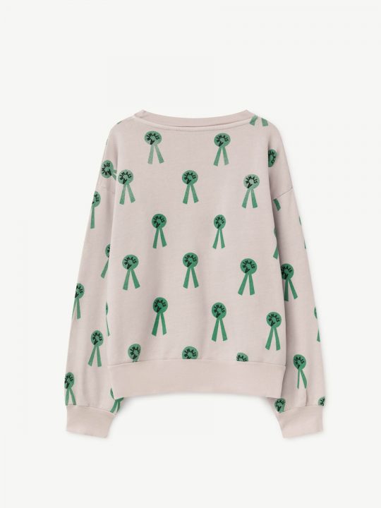 BEAR KIDS SWEATSHIRT MAUVE ANIMALS