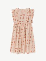 OTTER KIDS DRESS ORANGE CIRCLES - Image 4