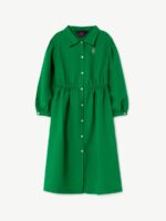 GREEN DOLPHIN KIDS DRESS GREEN GRASS LOGO