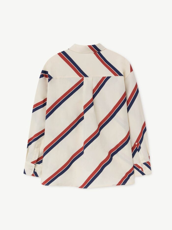 STRIPES WOLF KIDS SHIRT RAW WHITE STRIPES - Image 3