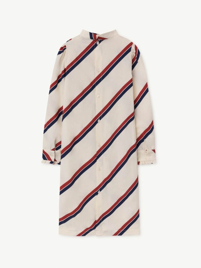 STRIPES TRITON KIDS DRESS RAW WHITE STRIPES - Image 1