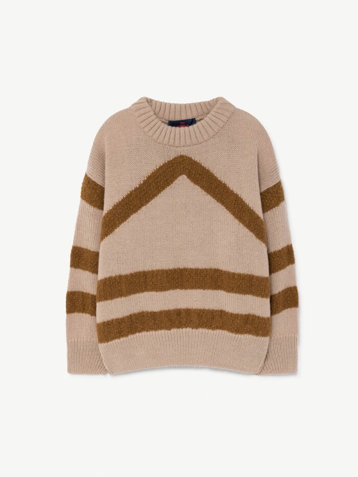 BULL KIDS SWEATER SOFT BEIGE - Image 1