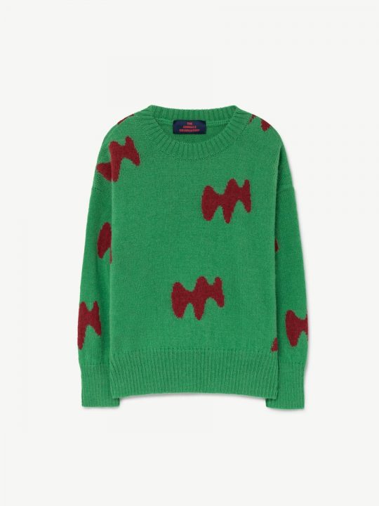 RAVEN KIDS SWEATER GREEN