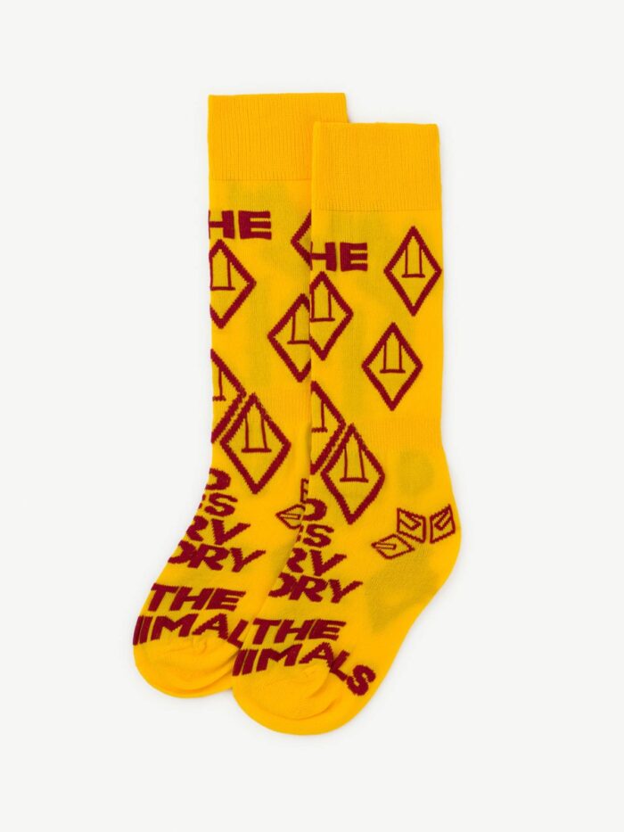 HEN KIDS SOCKS YELLOW - Image 1