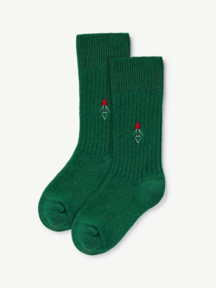 SKUNK KIDS SOCKS MILITARY GREEN LOGO