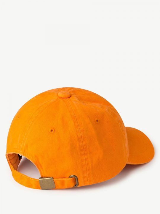 PLAIN HAMSTER KIDS CAP ORANGE LOGO