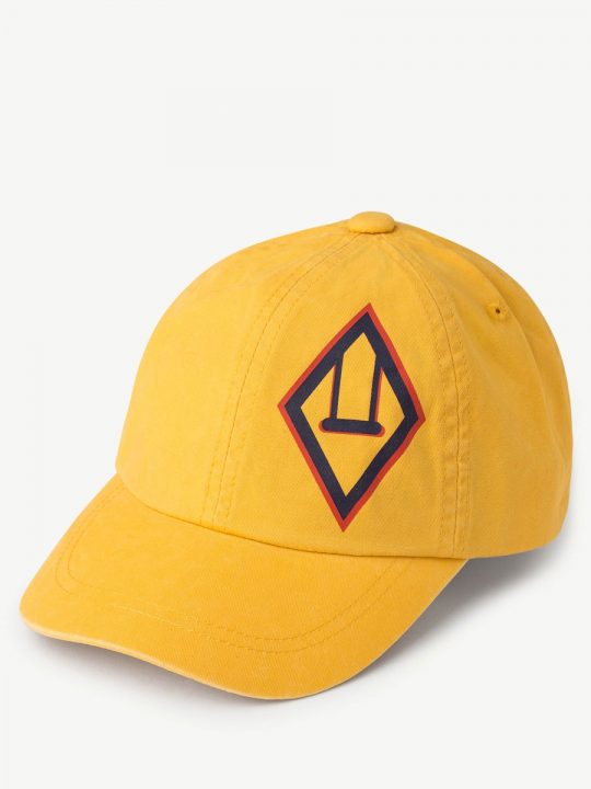 PLAIN HAMSTER KIDS CAP YELLOW LOGO