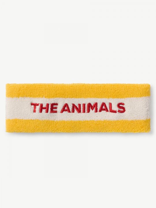 KIDS HEADBAND YELLOW EMBRODIERY