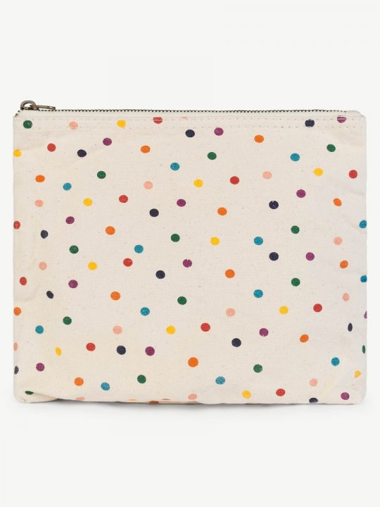 ONESIZE POUCH RAW WHITE DOTS