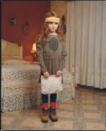 PIGEON KIDS DRESS GREEN BALLOON - Image 2