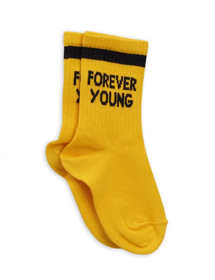 FOREVER YOUNG SOCK YELLOW - Image 1