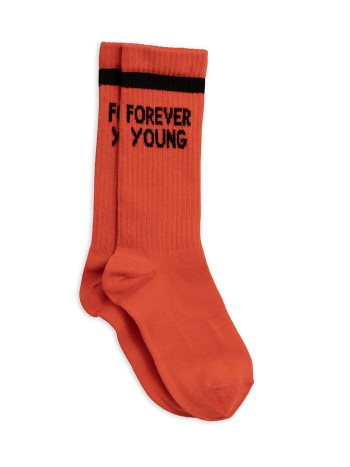 FOREVER YOUNG SOCK RED - Image 1