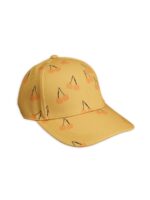 CHERRY PRINTED CAP YELLOW