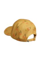 CHERRY PRINTED CAP YELLOW - Image 2