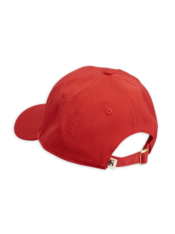 STAY WEIRD EMBROIDERY CAP RED - Image 2