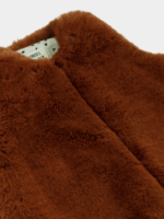 BABY BROWN FAUX FUR VEST - Image 3