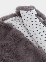BABY GREY FAUX FUR VEST - Image 3