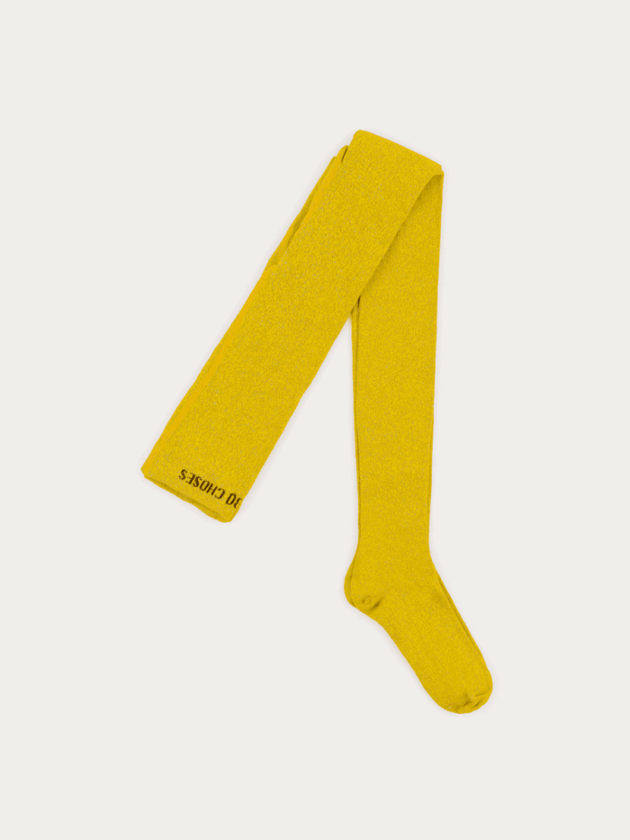 YELLOW LUREX TIGHTS - Image 1